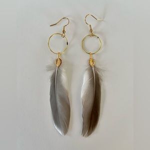 Boho Feather Earrings